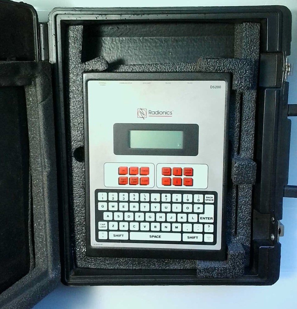 Bosch Radionics D5200 Alarm Programmer With Case And Manual