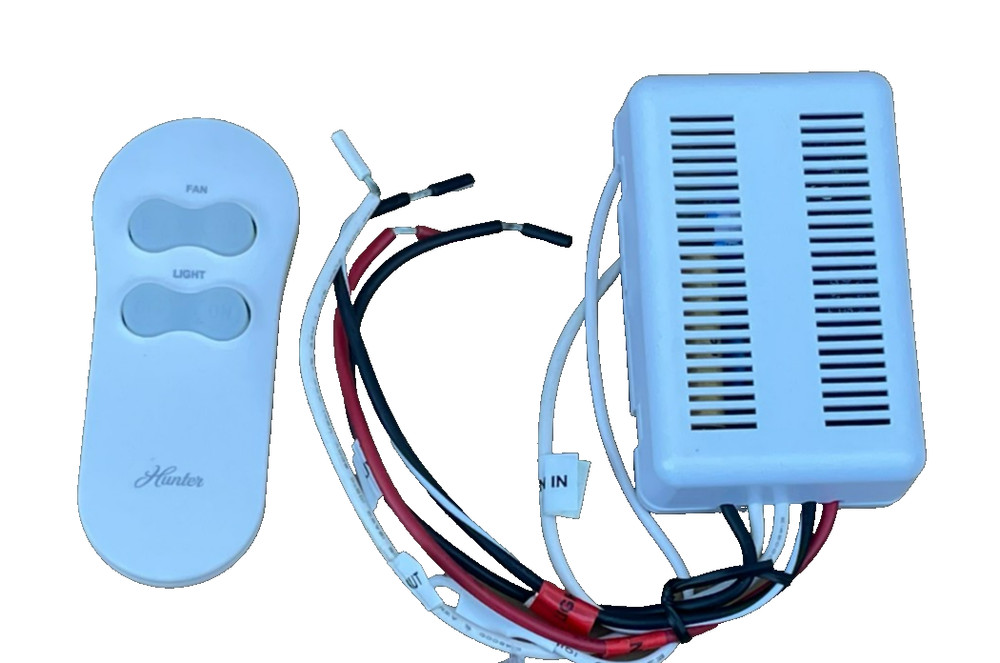 Hunter Wireless Ceiling Fan and Light Remote Control, 27157