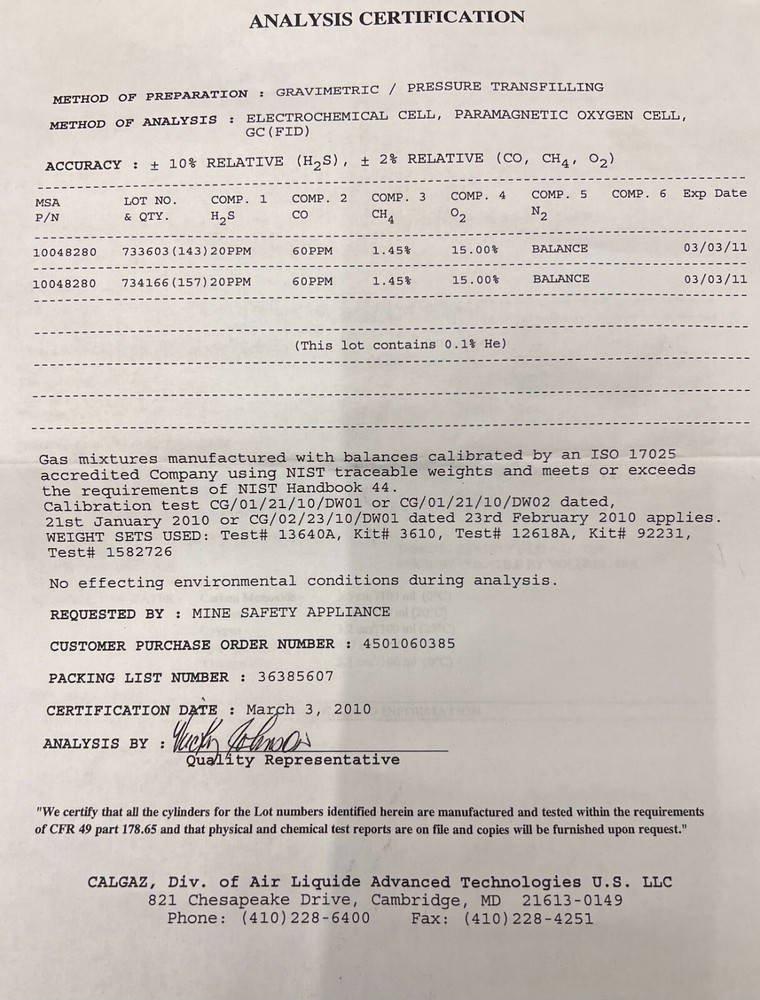 MSA Model RP Flow Control Regulator