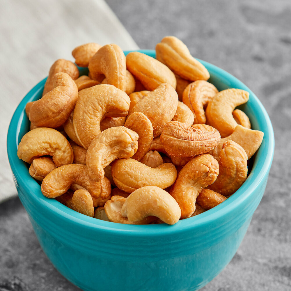 Bulk Large Roasted Salted Cashews (Select Size Below)