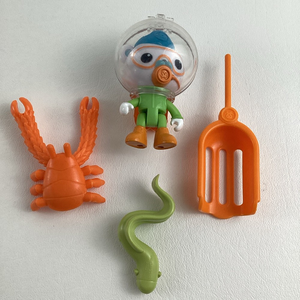 Fisher Price Octonauts Captain Barnacles Figure Sea Creature Crab Eel Accessory