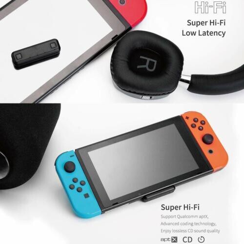 GuliKit Bluetooth Adapter 5.0 Audio Transmitter For PS4/PS5/Nintendo Switch/PC