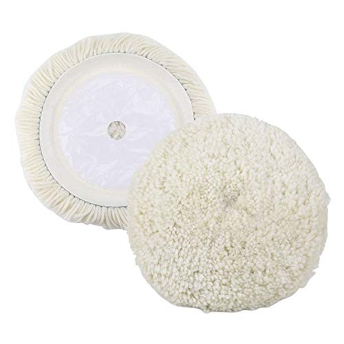 3 Pack Wool Polishing Pad, 7 inch Wool Buffing Pad for Compound Cutting &
