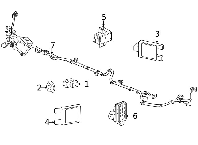 Genuine GM Wire Harness 85600462