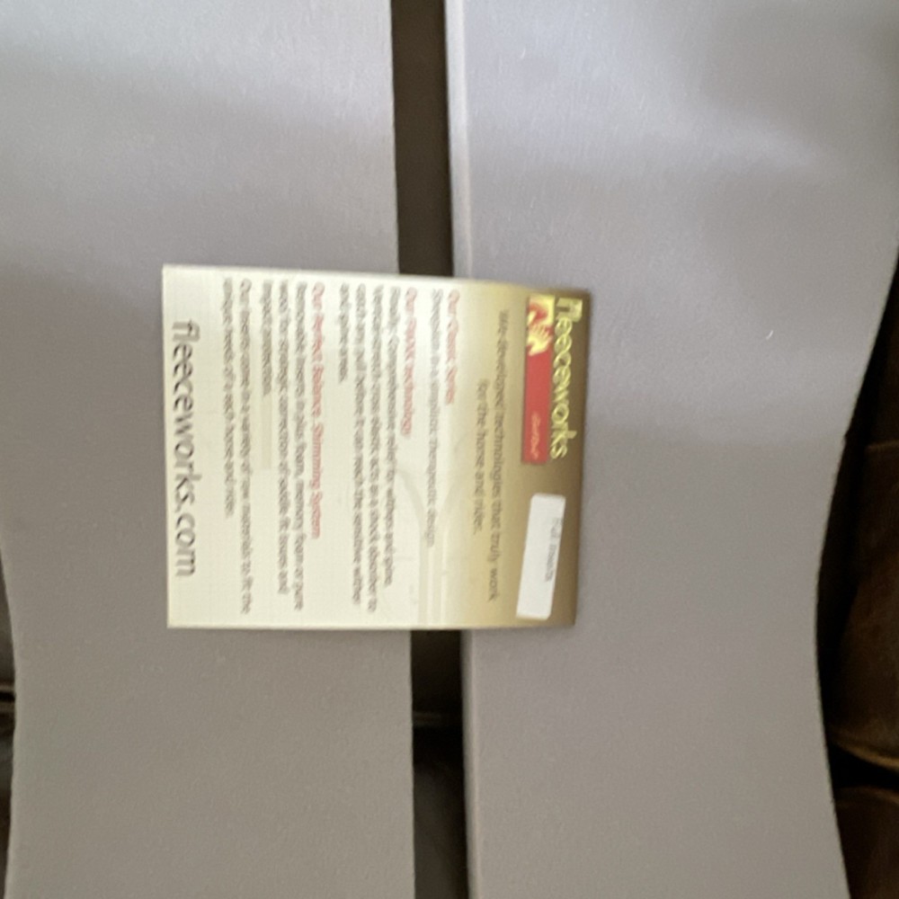 Fleeceworks FXK Gray Foam Half Pad Inserts for Equestrian Saddle