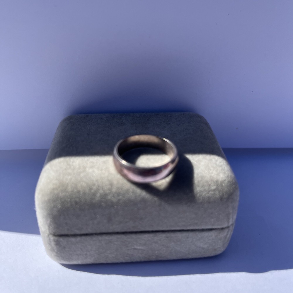 Vintage Sterling Silver Ring Size 6 Wedding Band