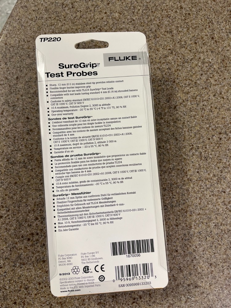 Fluke Test Probe Adaptor Kit TP920