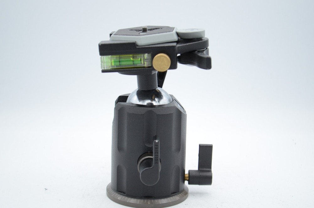 Bogen 3038 Large Ball Head, Black, with Quick Release Plate (ITALY)
