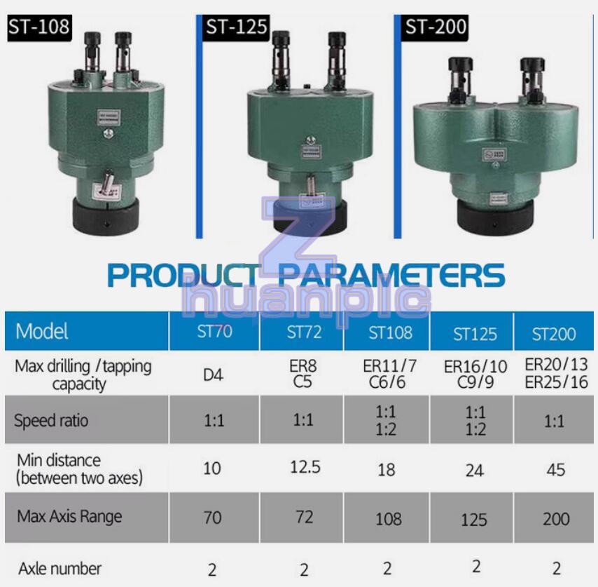 Two-Spindle Boring Machine Multi-spindle Drill Multi-Head Drill Tapping Machine