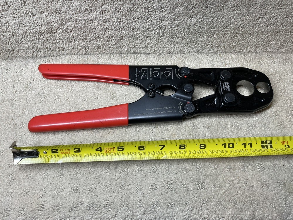iCrimp F1807, 1/2" & 3/4" Pex Full Circle Crimp Tool