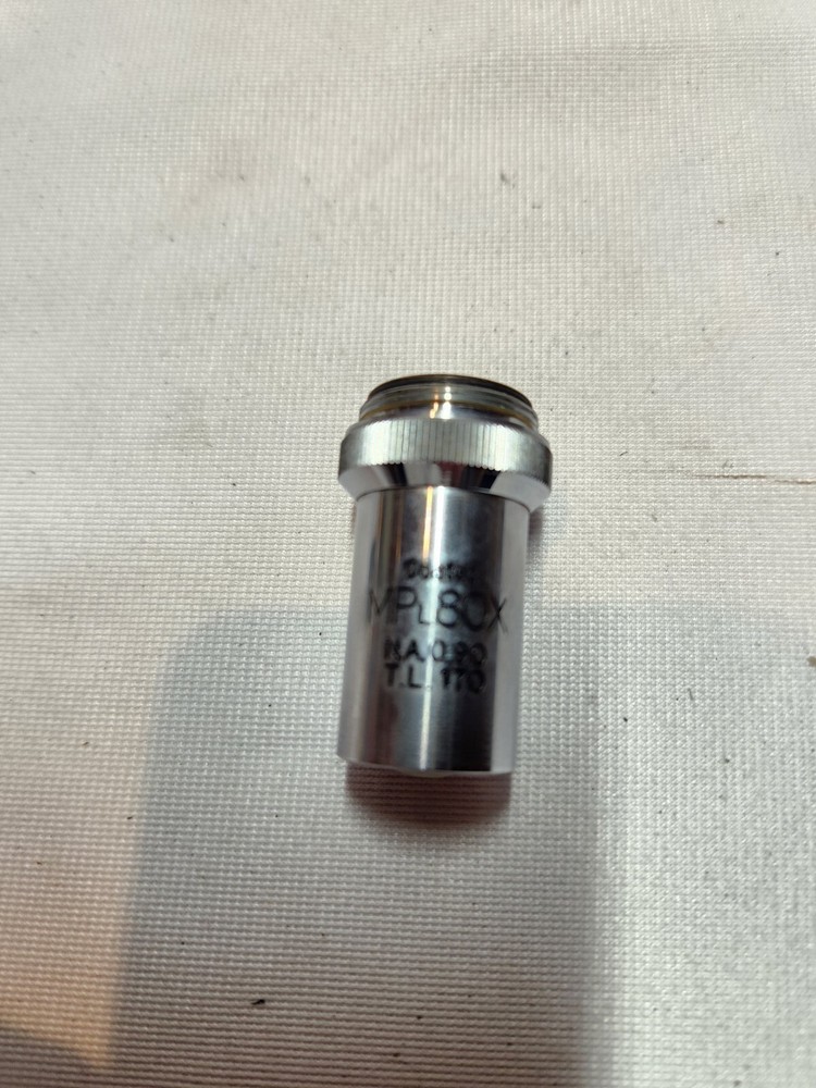 UNITRON JAPAN MP 80X L OBJECTIVE MICROSCOPE PART OPTICS In Plastic Case