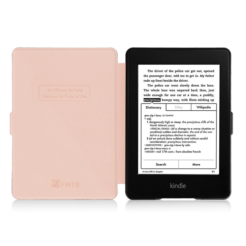 For 2012-2017 Amazon Kindle Paperwhite PU Leather SlimShell Case Auto Sleep/Wake