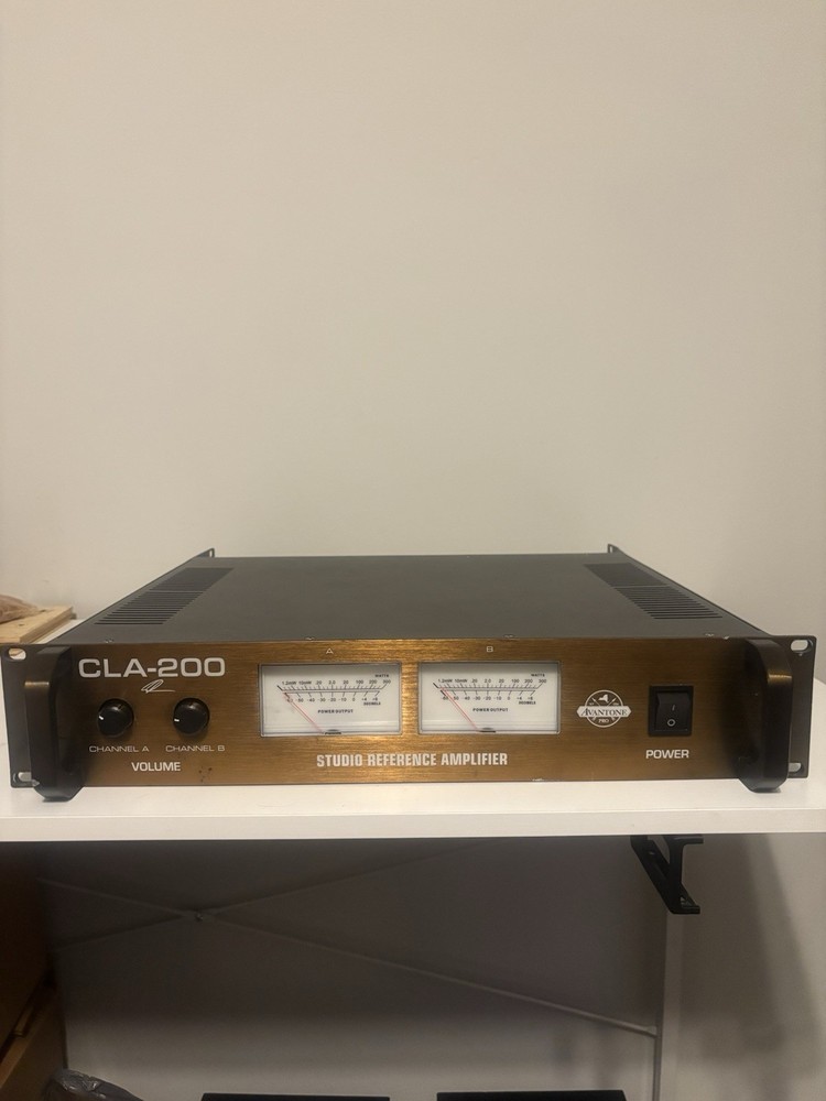 Avatone CLA-200 Studio Reference Amplifier Tested Working **READ DESCRIPTION