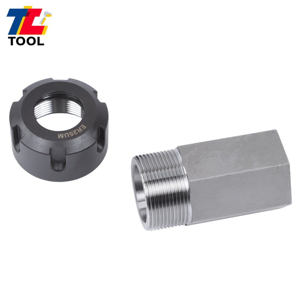 Precision ER-25 Collet Block Set Hex and Square 2-Piece Combo