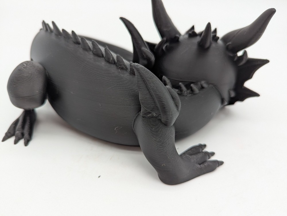 Black Dragon Stand for Echo Dot 4th/5th Gen, 3D Printed Smart Speaker Holder