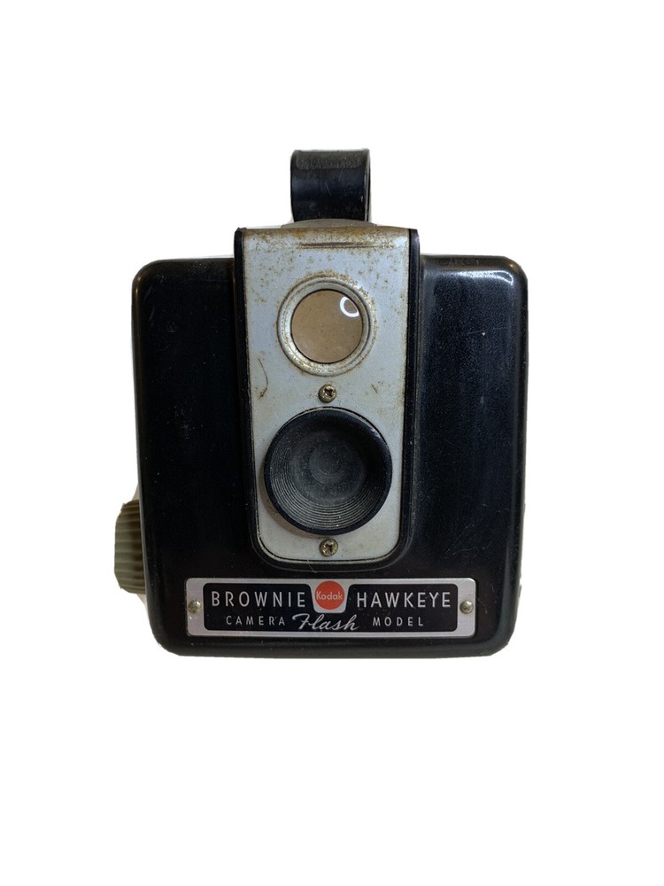 Kodak Brownie Hawkeye Flash Model Camera Untested E41