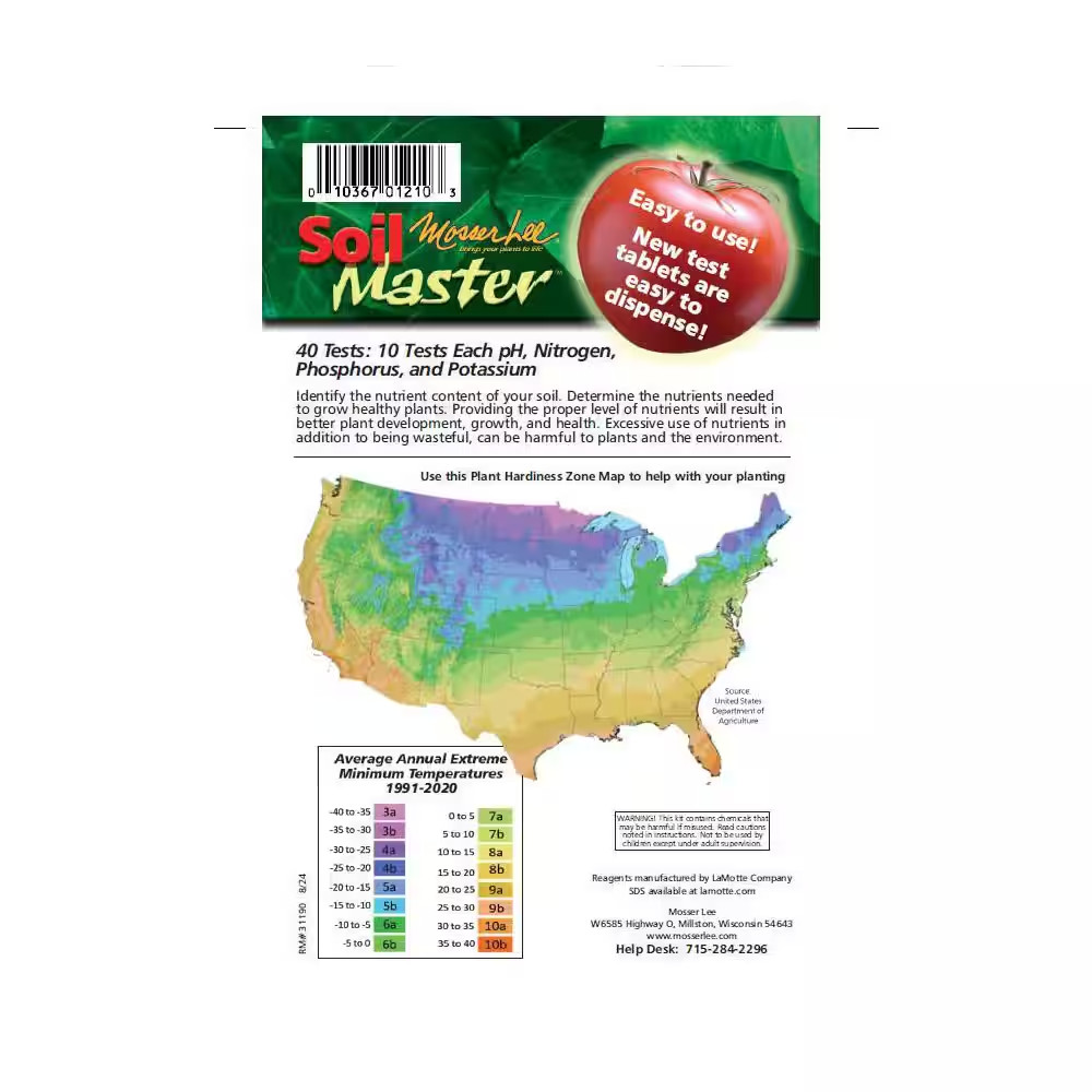 Soil Master Soil Test Kit with 40 Tests