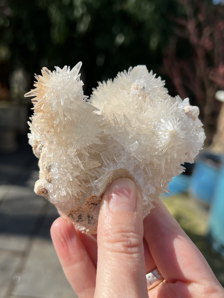 Calcite Spiky Cluster Patterns 244g 1