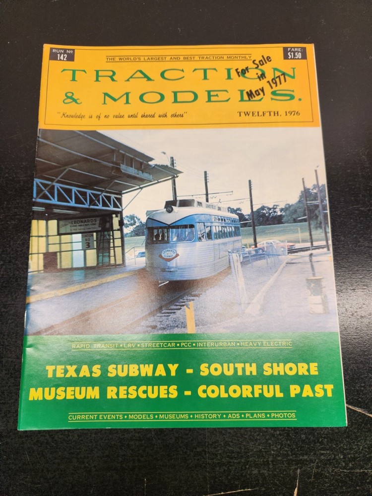 1976 Traction & Models - Model Railroading - # 142