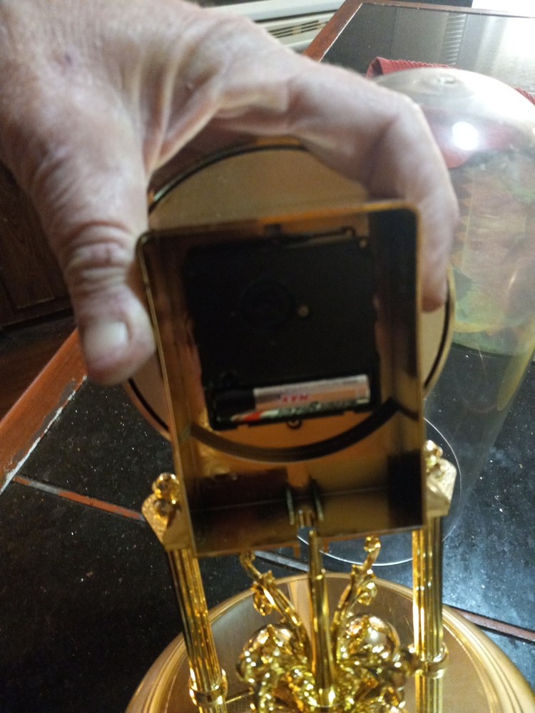 Sharp Classic Anniversary Clock Dome Gold Quartz 400 Day Clock