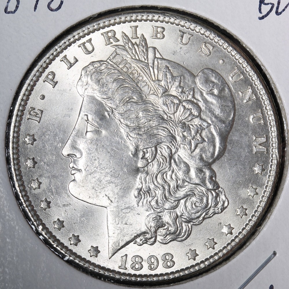 1898 Morgan Silver Dollar BU *UNCIRCULATED* MS E368 WAMR
