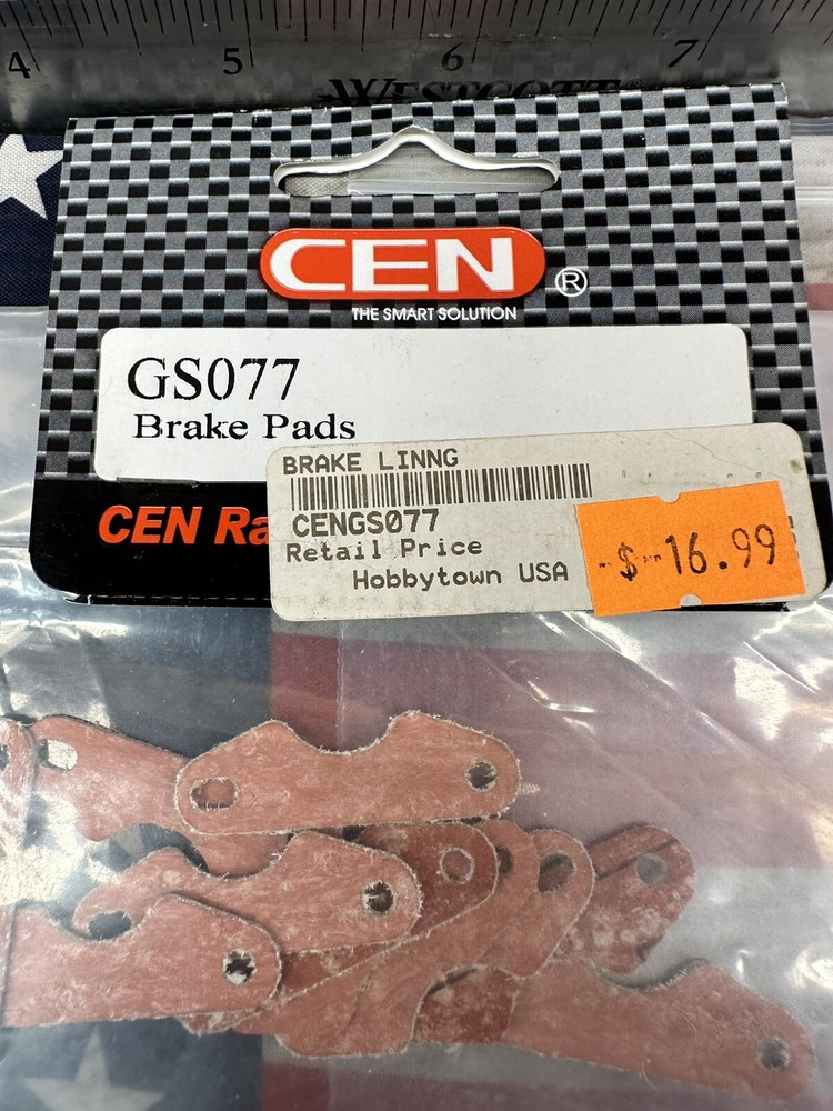 CEN GS077 BRAKE PADS / LINNINGS: 10pc.