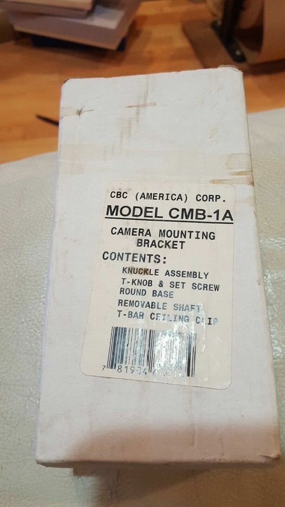 CBC Model CMB-1A Security Camera BLACK MOUNTING BRACKET