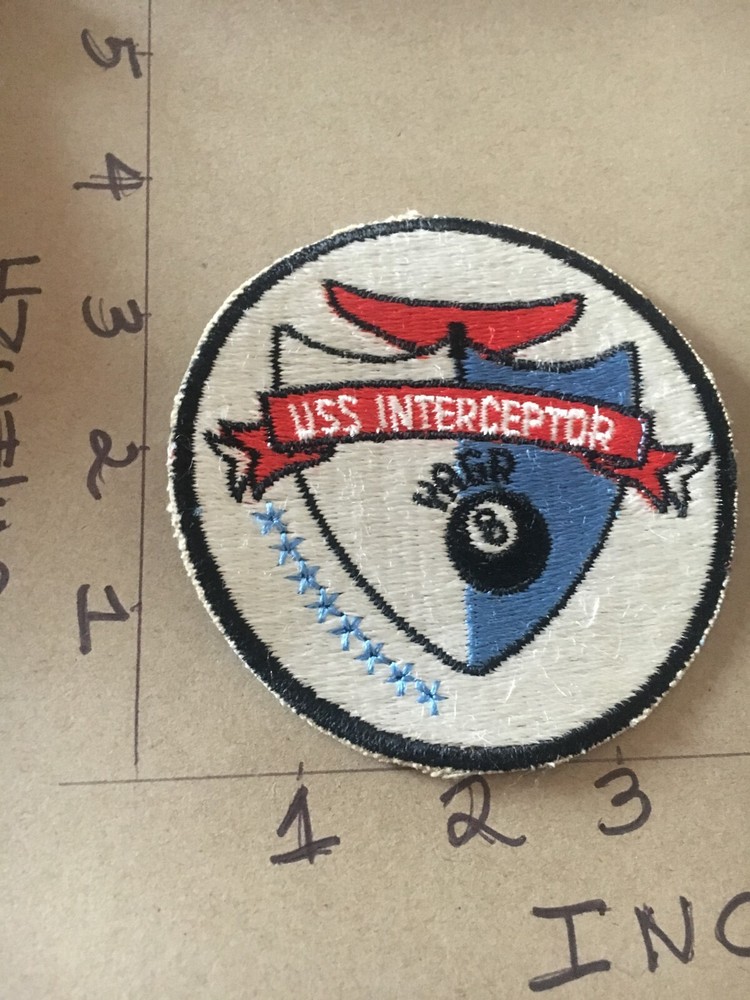 US Navy USS Interceptor YAGR-8 patch 4/22/25
