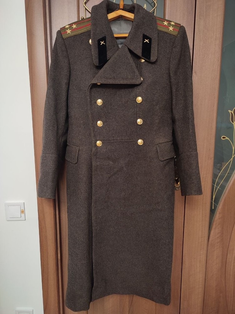 Vintage Military Soviet Overcoat USSR