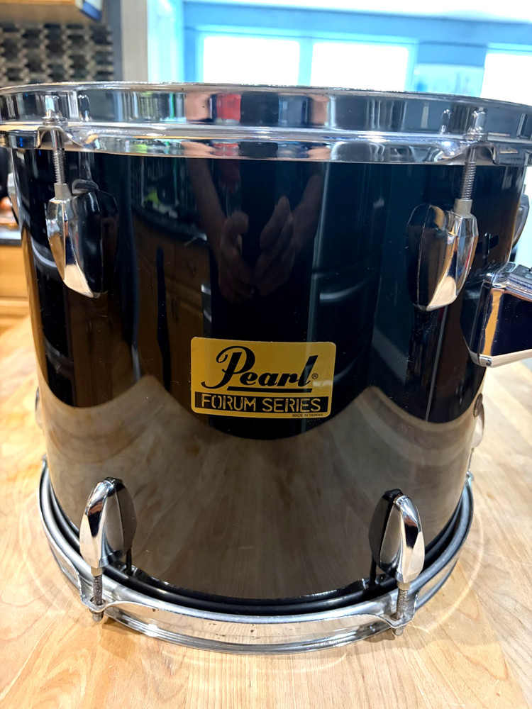 Pearl Forum 13" Black Rack Tom Nice!