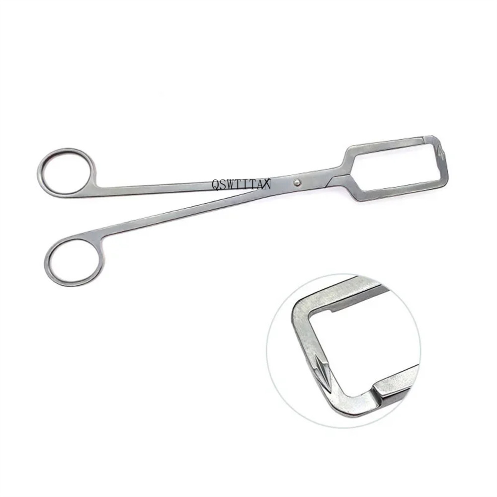 Orthopedic spinous process drilling forceps hole puncher for spinous process