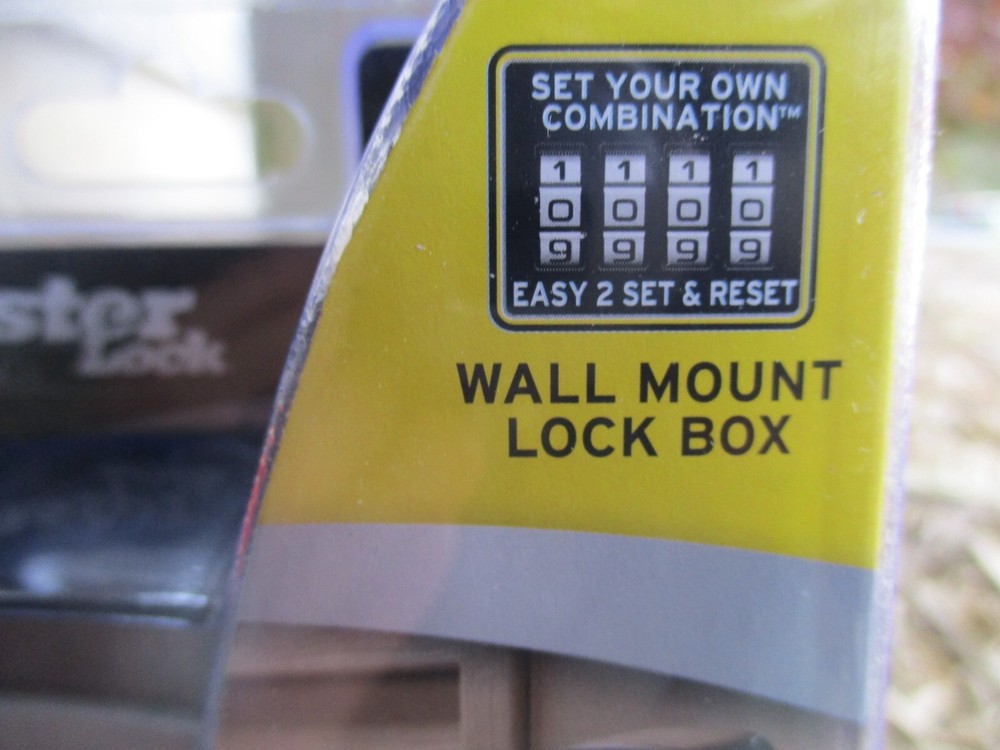 Master Lock Safe Space wall mount lock Box 5401D