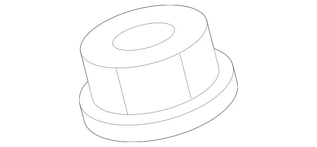 Genuine Mercedes-Benz Hexagon Nut 000000-008304