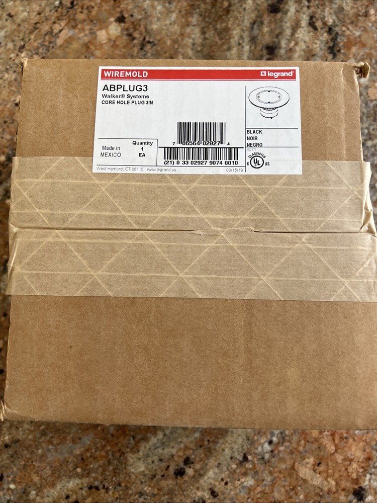 Legrand Wiremold ABPLUG3 Core Hole Plug 3 Inches