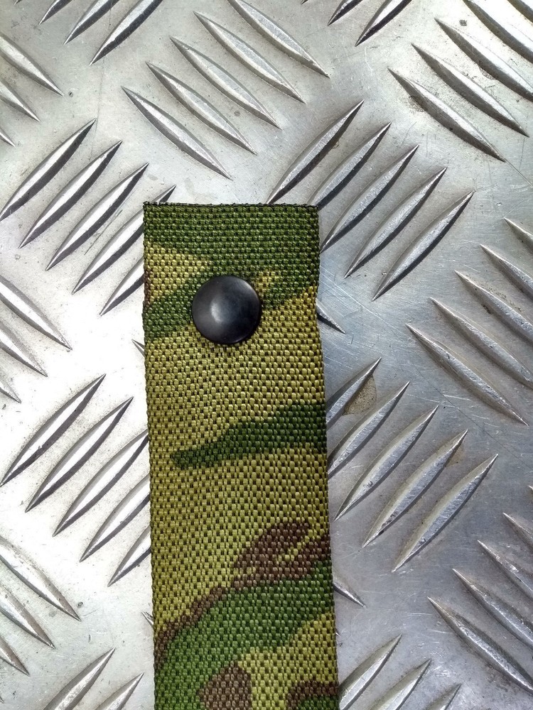 Multi Terrain Pattern MTP Camouflage Fixing Strap / Loop with Press Studs