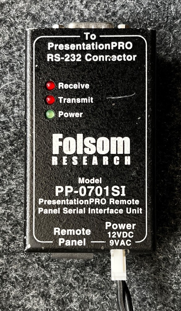 Folsom Research Presentation Pro PS2001 AV Network Switch with Remote Controller