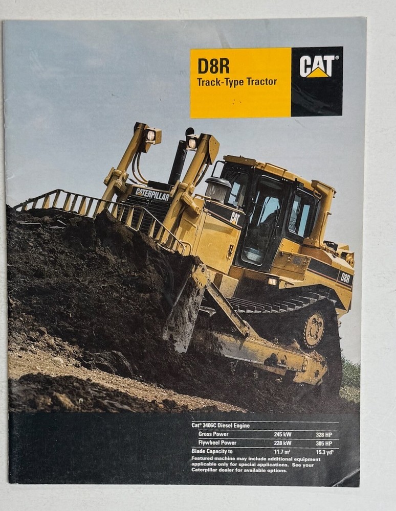 CATERPILLAR BROCHURE D8R Track Type Tractor