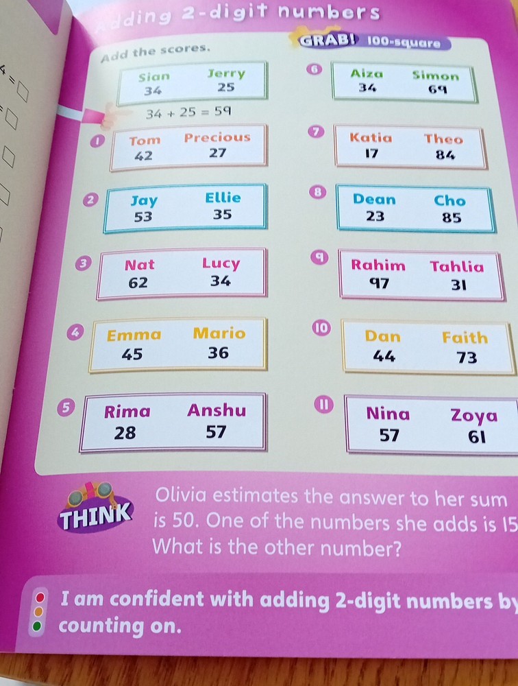 Abacus. Year 2 Textbook Always Learning Educational Maths Problem Solving. Vgc