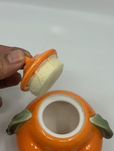 Pig Shaped Tea Storage Cermic Container Small Never Used