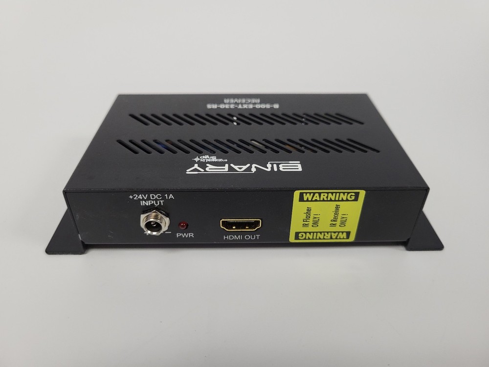 Binary B-500-EXT-RS HDBaseT Extender with Power Adapter (Receiver Only)