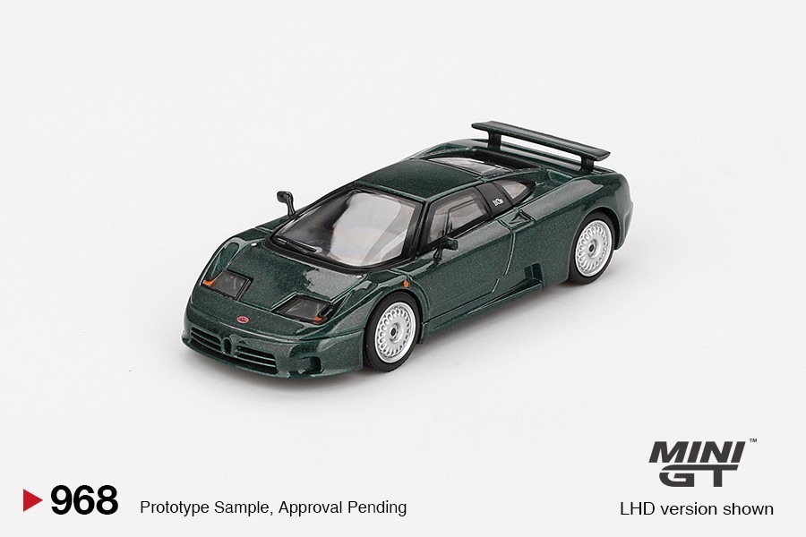 Mini GT 1:64 Bugatti EB110 GT Verde Scuro #968