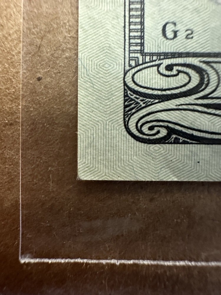 $20 BILL INK ERROR & HEAVY INK ERROR ON “6” ERROR RARE