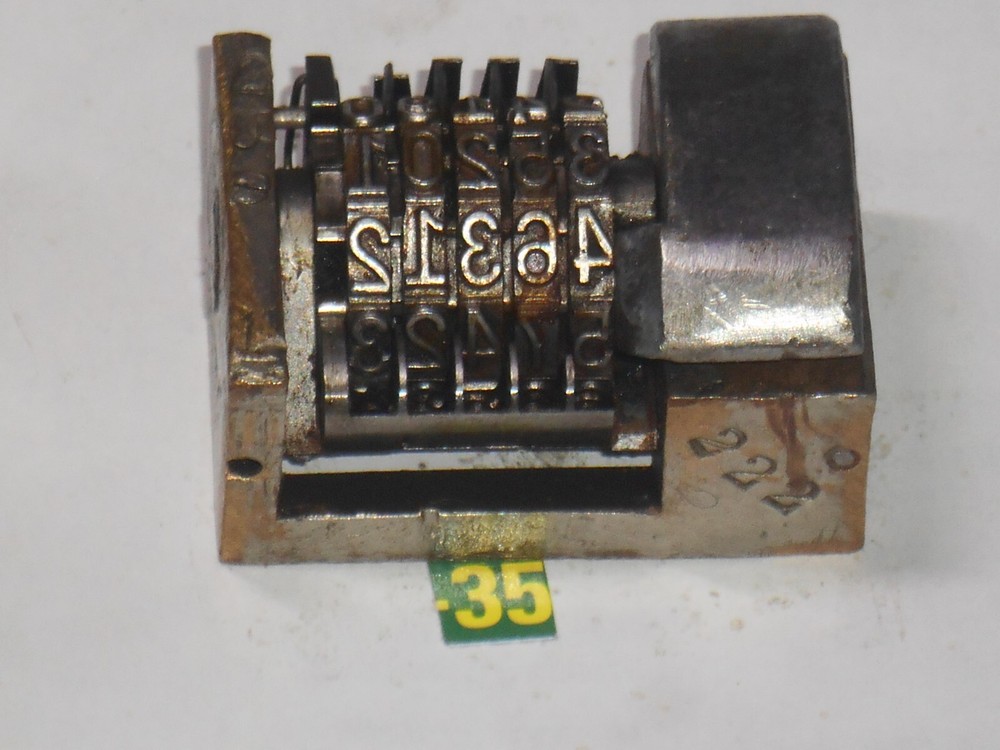 BATES Letterpress Numbering machine  | 35