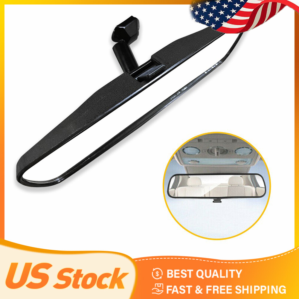 8 For Universal Black For Universal View Rear Mirror Interior Replacement EW
