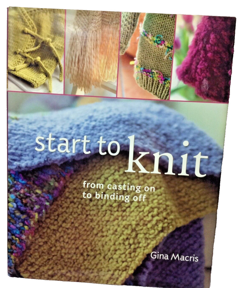 Start To Knit Hard Cover Pattern Book