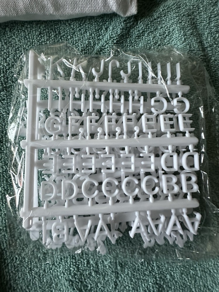 Publix Mini Desktop Marque with Letters