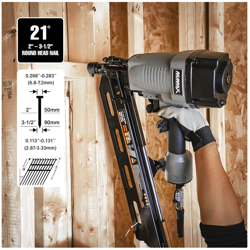 Heavy-Duty 21° Framing Nailer