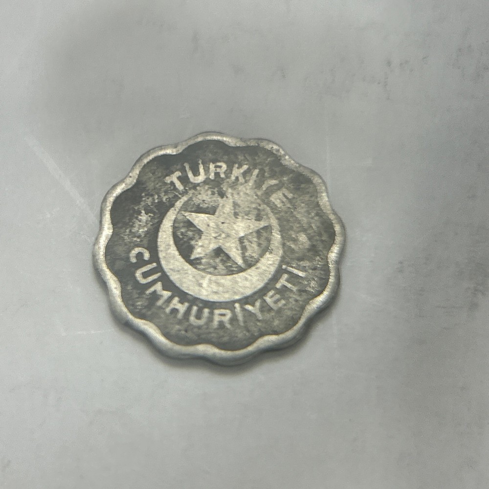 1941 Turkey One Kurus coin