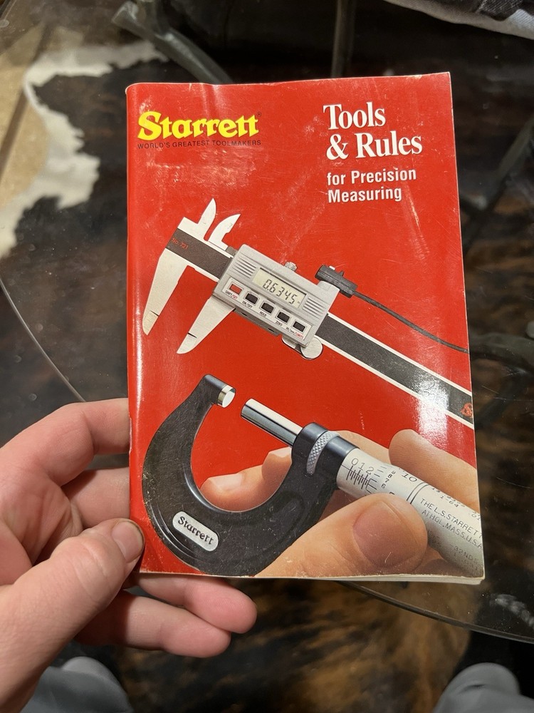 Starrett Tools and Rules for Precision Measuring Booklet