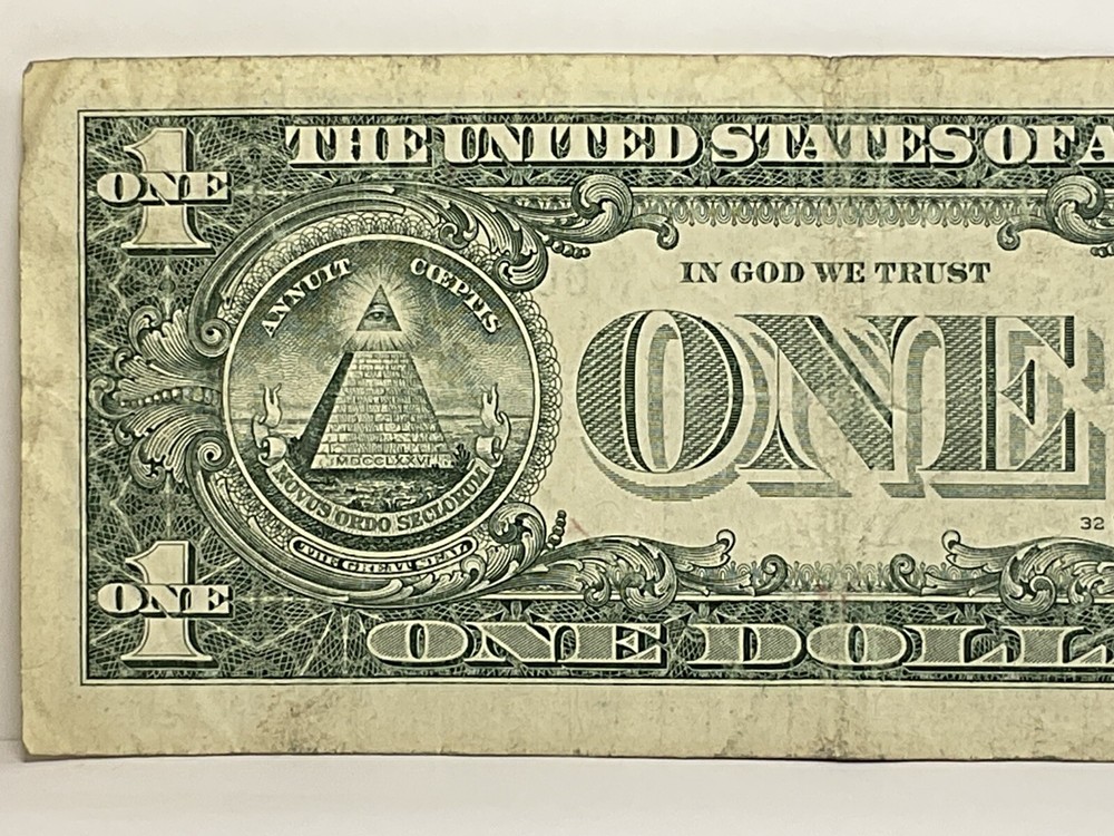 Zip Code 93227 Serial Number 2017 One Dollar Bill K00093227 FW Goshen CA